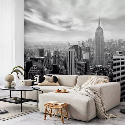 Wall Murals with New York in Gray - Old New York - 61504 G-ART