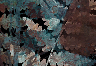 Fototapetes ar papardes lapām - Papardes mežā, 143047 G-ART