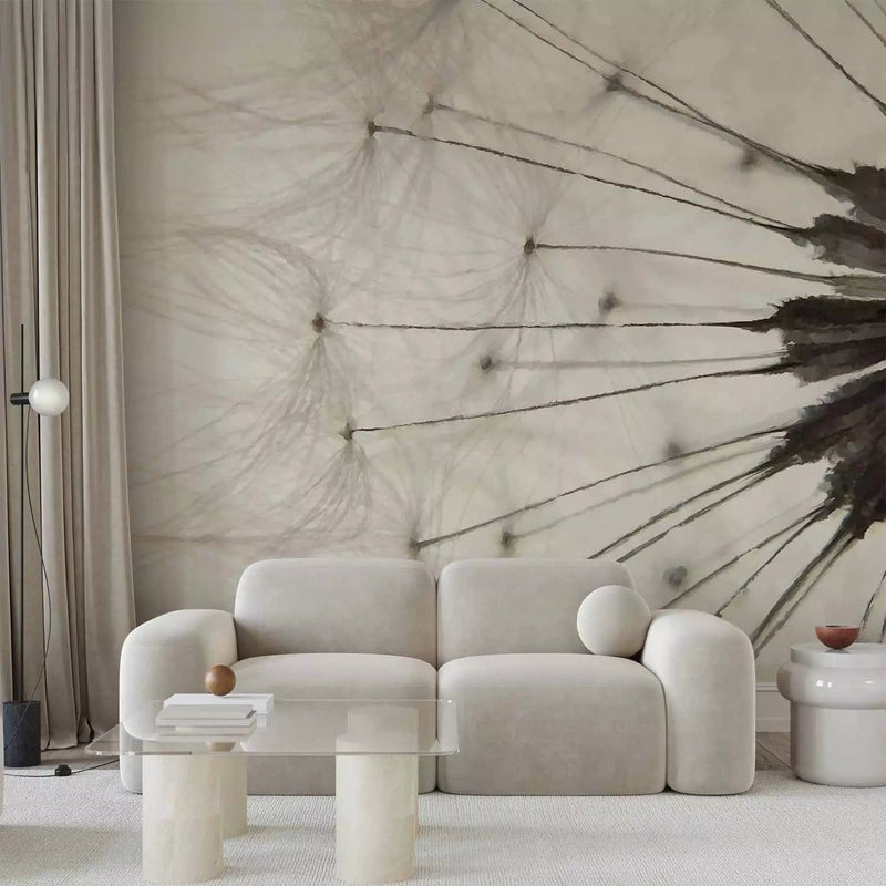 Wall Murals - white dandelions, 60649g-art