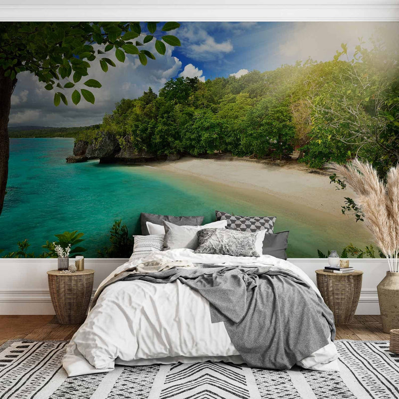 Summer Wall Murals with the beach - sunny beach - 61585g -art