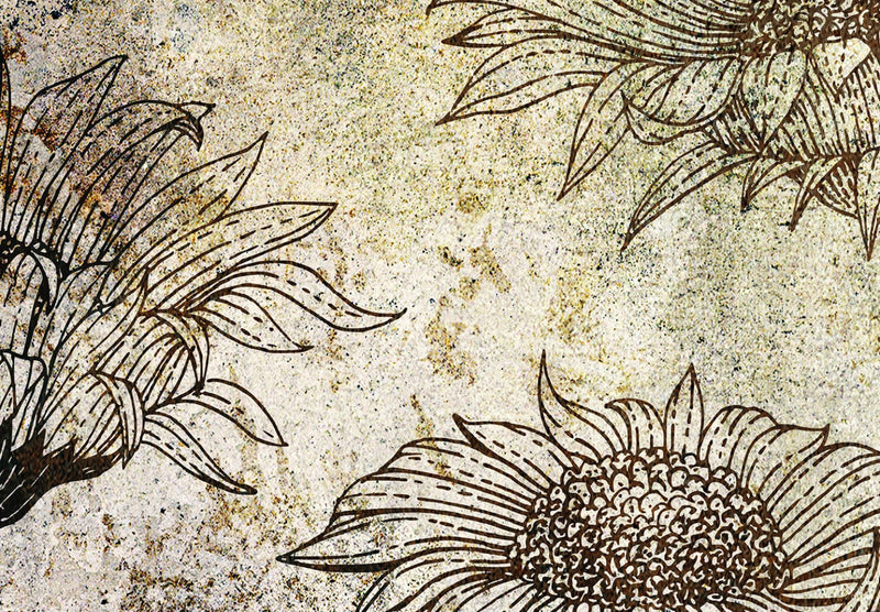 Fototapetes ar saulespuķēm - Saules suvenīrs, 135768 G-ART