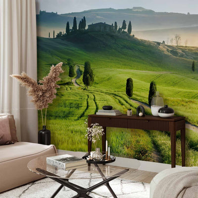 Wall Murals with a beautiful Italian view - Morning in the countryside, 59848 G -Art