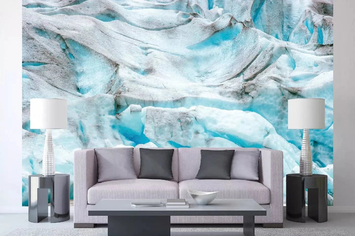 Fototapetes ar sniegotu skatu - Nigardsbreen ledājs,  D-ART