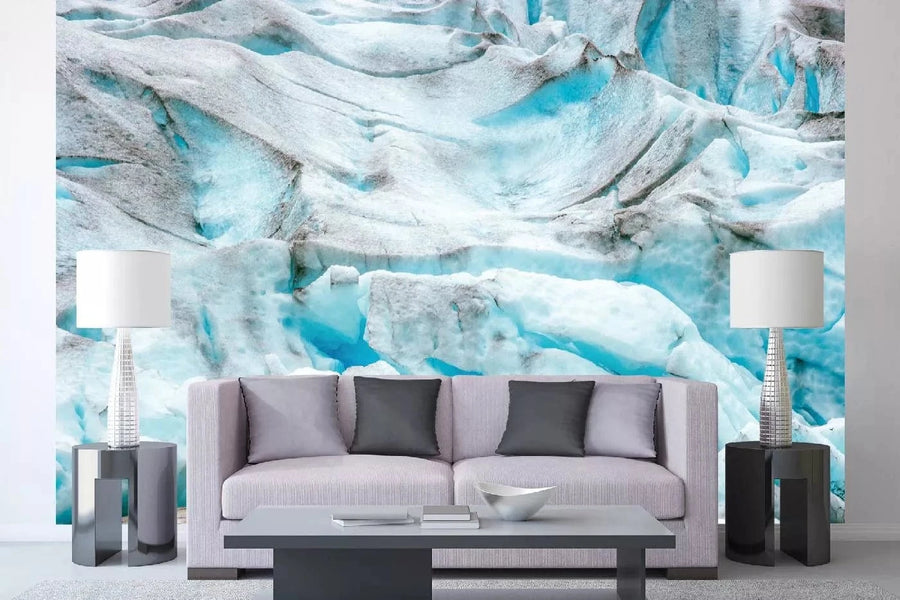 Fototapetes ar sniegotu skatu - Nigardsbreen ledājs,  D-ART