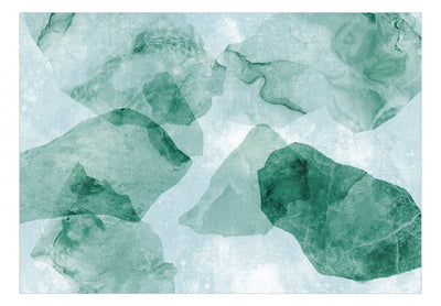 Fototapetes ar terrazzo rakstu (zaļā krāsā), 142345 G-ART