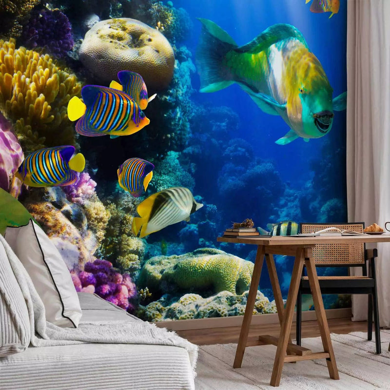 Wall Murals with tropical fish and corals - Underwater paradise G-ART