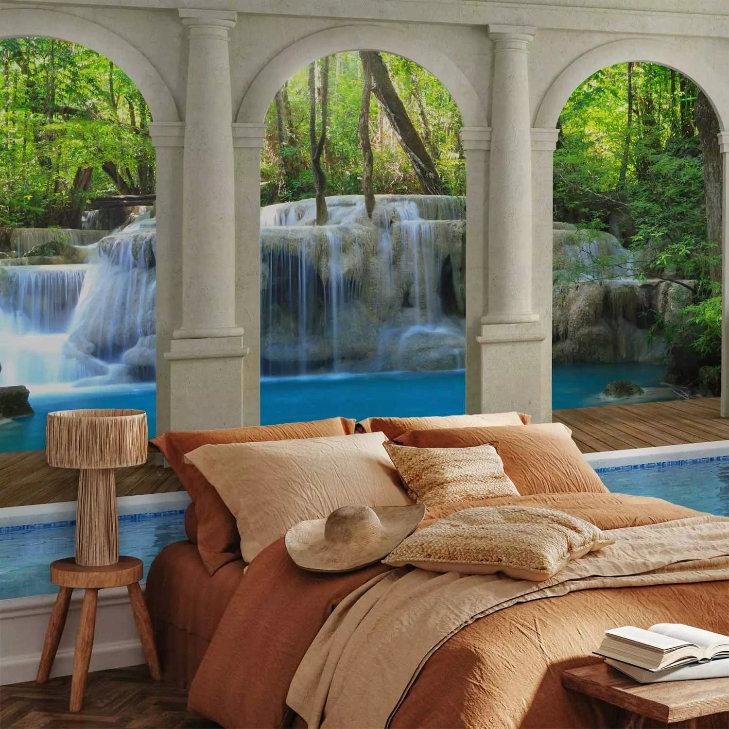 Fototapetes ar ūdenskritumu  - Miera osta, 60060 Tapetenshop.lv