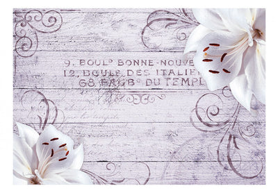 Fototapetes ar ziediem uz violeta fona - Boul° des Italie, 60172 G-ART
