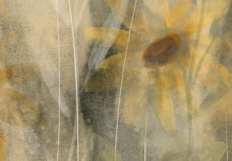 Fototapetes ar ziediem - Vasaras siltos toņos, 14294 G-ART
