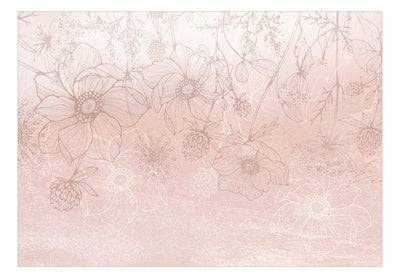 Fototapetes ar ziediem - Ziedošs interjers, rozā, 143068 G-ART