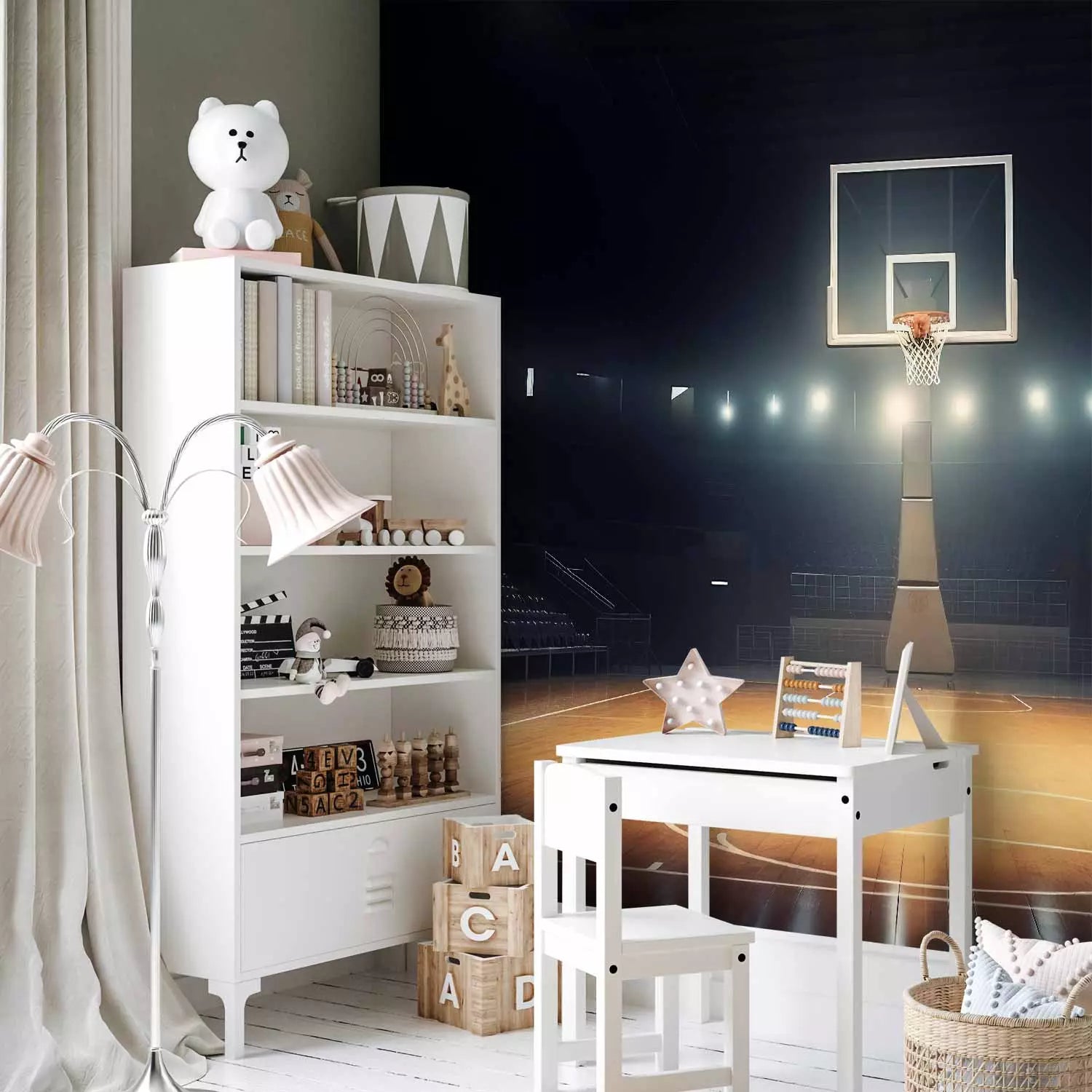 Fototapetes ar sporta tematiku - Basketbola laukums, 150677 G-ART