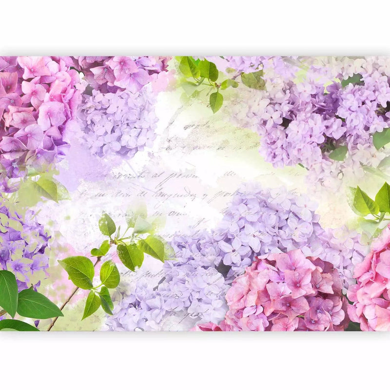 Wall Murals with lilac flowers of different colors- lilac, 89813- price G-art