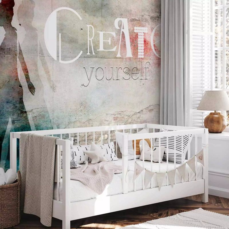 Design Wall Murals with a woman - Create yourself - 61254G-ART