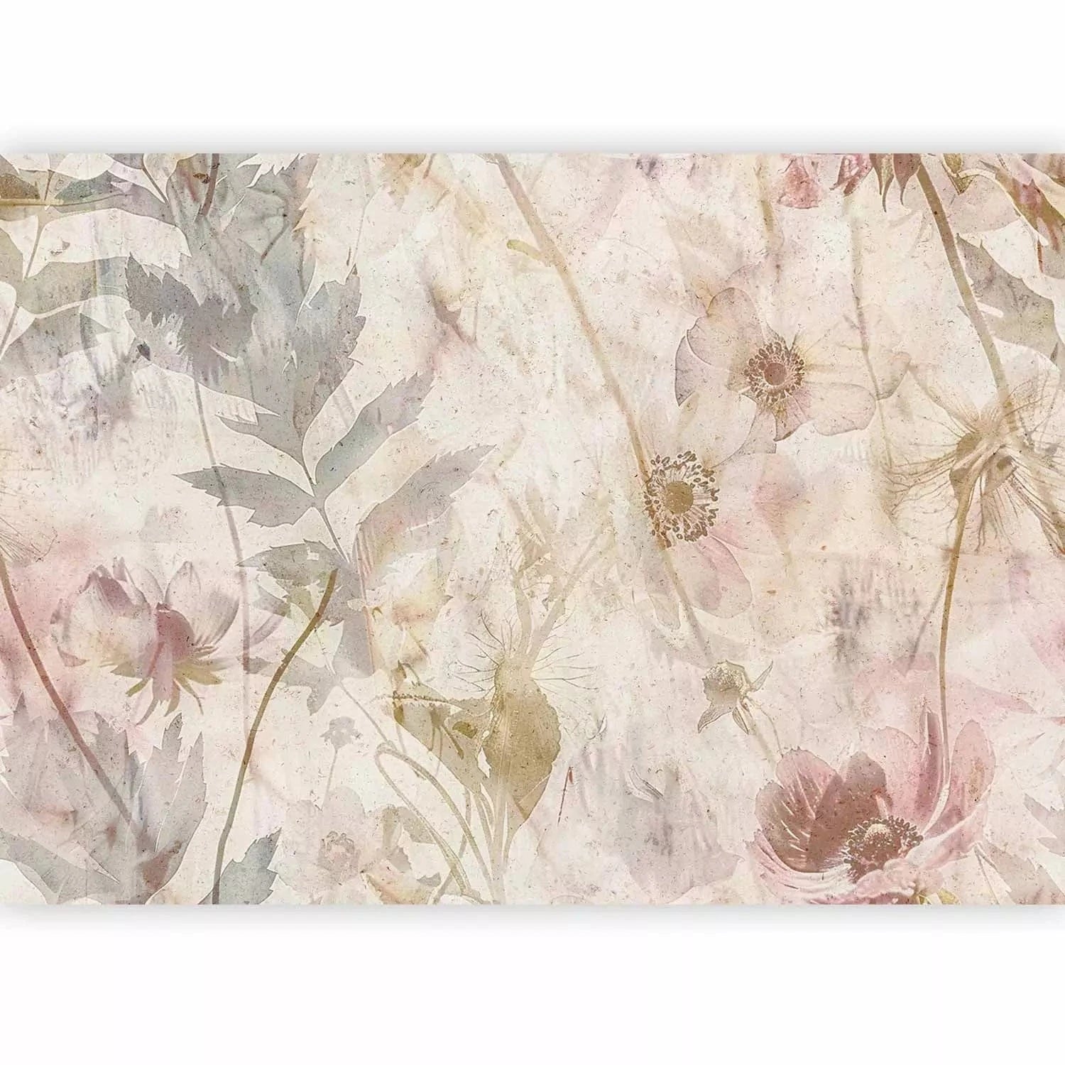 Fototapetes - Rīts mežā – miglains mežs pasteļtoņos - viesistabai G-ART