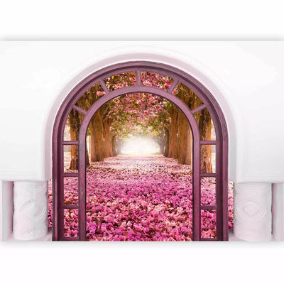 Wall Murals with 3d pattern - Door to the magical land, 63964G-ART