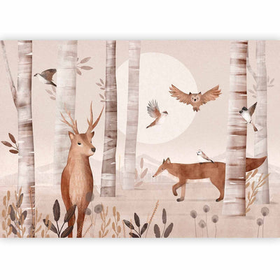 Wall Murals with animals for children's room -animal stories -143429 G -art