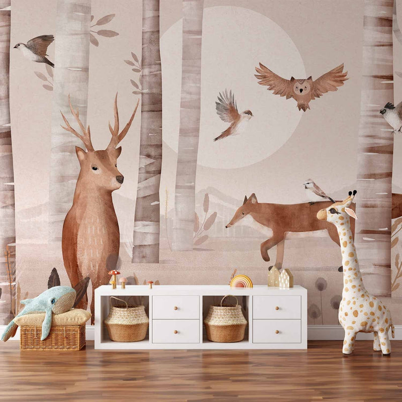 Wall Murals with animals for children&