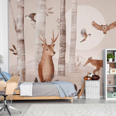 Wall Murals with animals for children's room -animal stories -143429 G -art