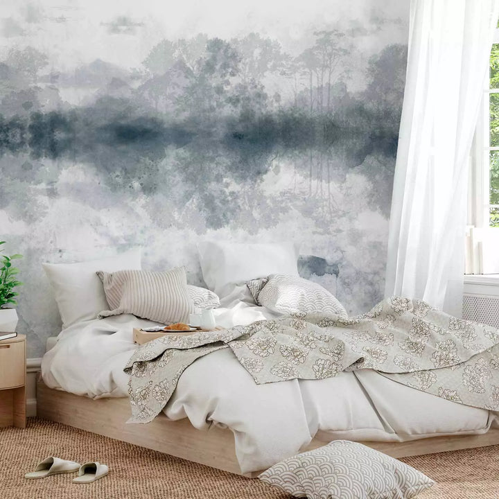 Fototapetes - Ezers pelēkā krāsā - 138826 G-ART