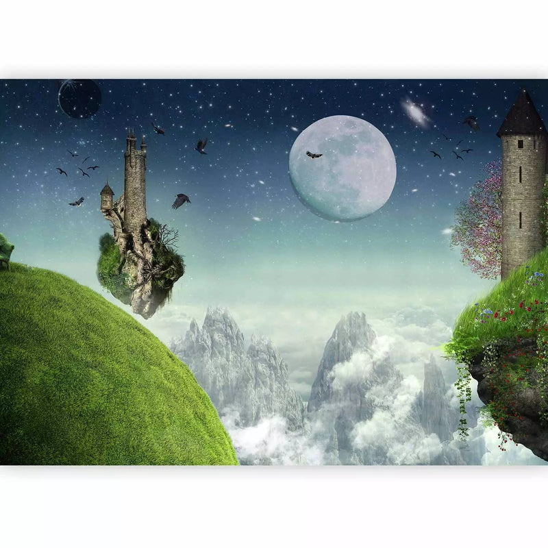 Wall Murals in fantasy style - Flight over the mountains, buy online G-ART