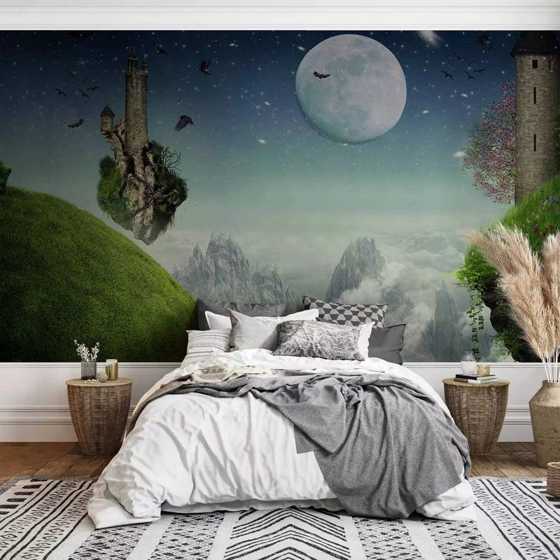 Wall Murals in fantasy style - Flight over the mountains, buy online G-ART