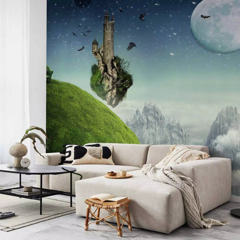 Wall Murals in fantasy style - Flight over the mountains, buy online G-ART