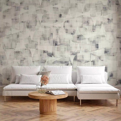 Abstract Wall Murals -subtle motif with blurred shapes, 161072 G-ART