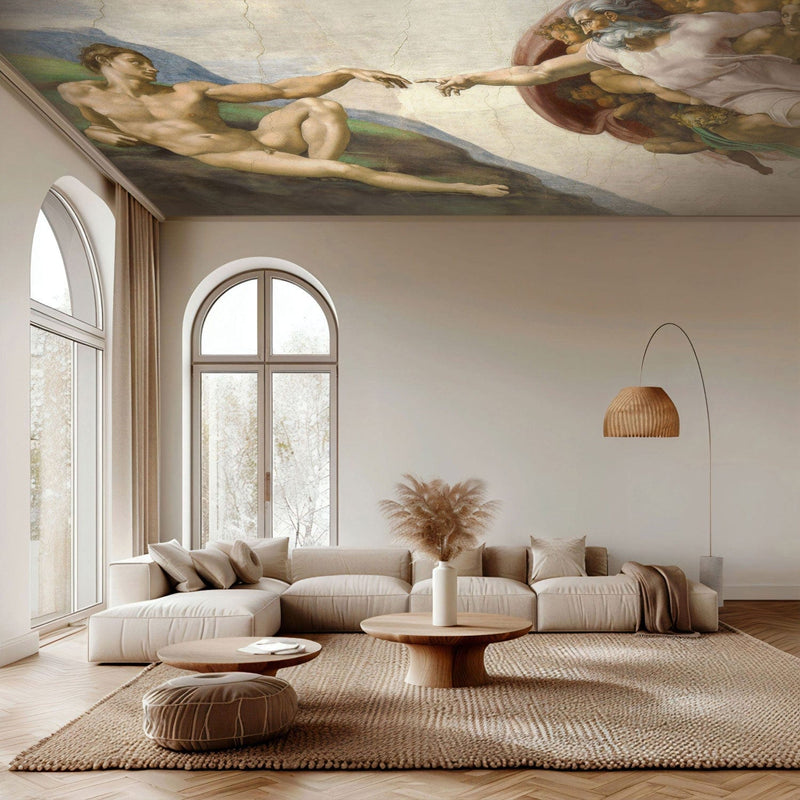 Wall Murals for the ceiling - imitation of a ceiling fresco - Creation of Adam, 159925 G-ART