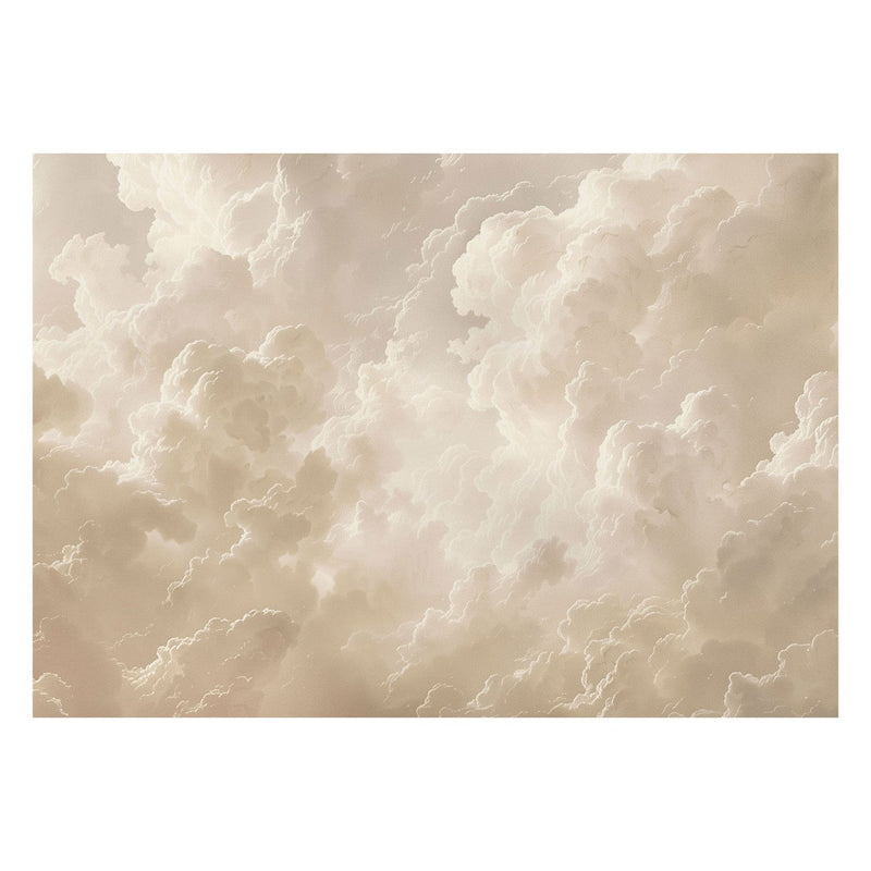 Wall Murals for the ceiling - Clouds in beige tones, 159917 G-ART