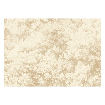Wall Murals for the ceiling - Fine leaves in retro style in sepia tones, 159928 G-ART