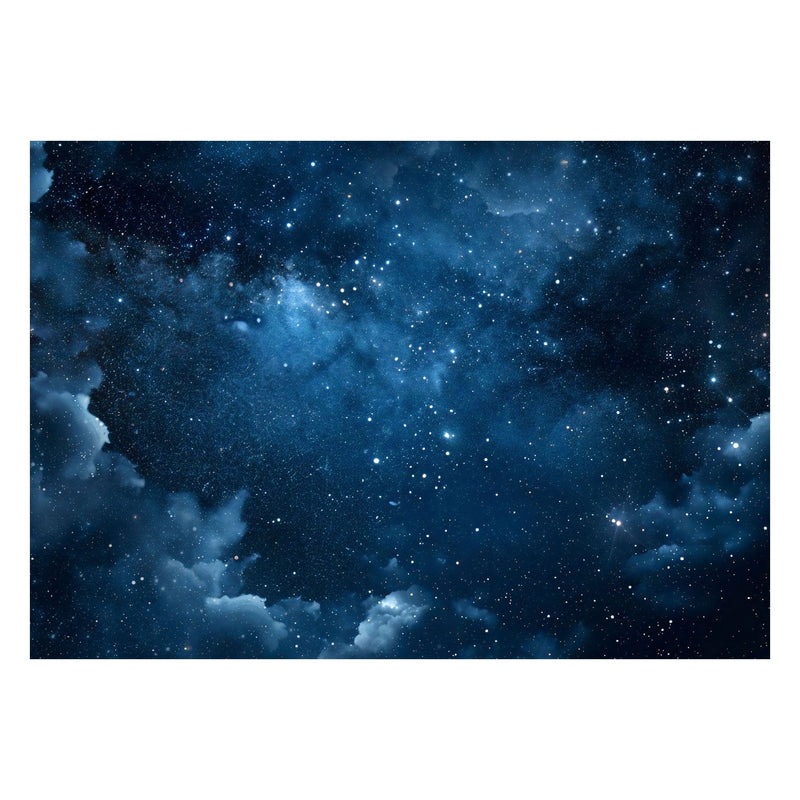 Fototapetes griestiem - Zvaigžņotās debesis - Piena ceļš tumši zilās krāsās, 159912 G-ART