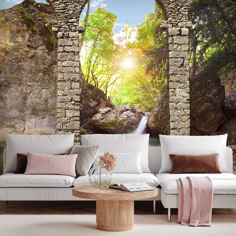 Wall Murals bedroom with nature view - morning relaxation, 60063 g -art