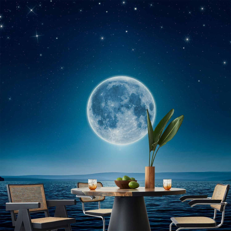 Fototapetes guļamistabai - Nakts debess - Mēnessnakts, 60555 G-ART