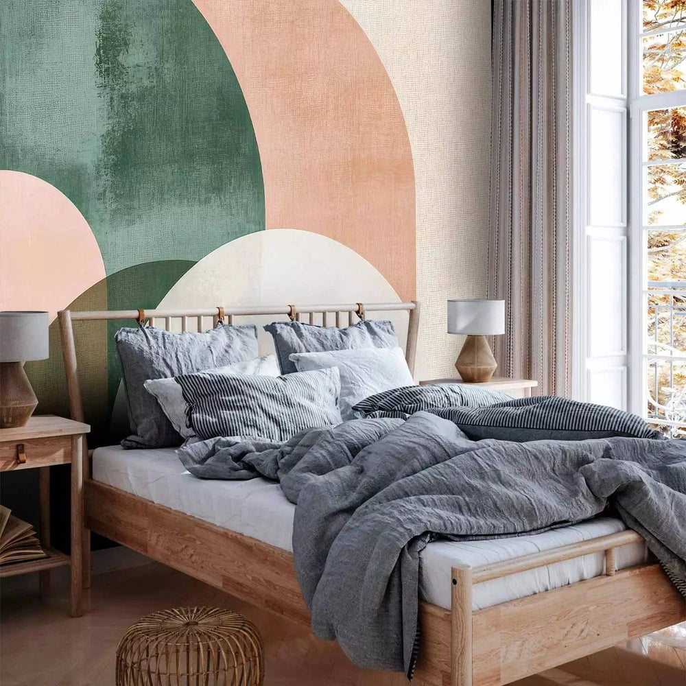 Fototapetes - Harmoniskas linijas – kompozīcija izsmalcinātās krāsās G-ART