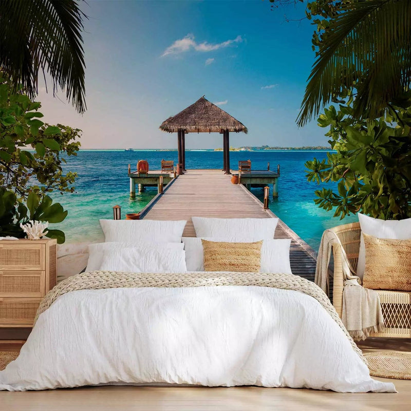 Wall Murals with tropical sea - Hawaiian dream, 96864G-ART