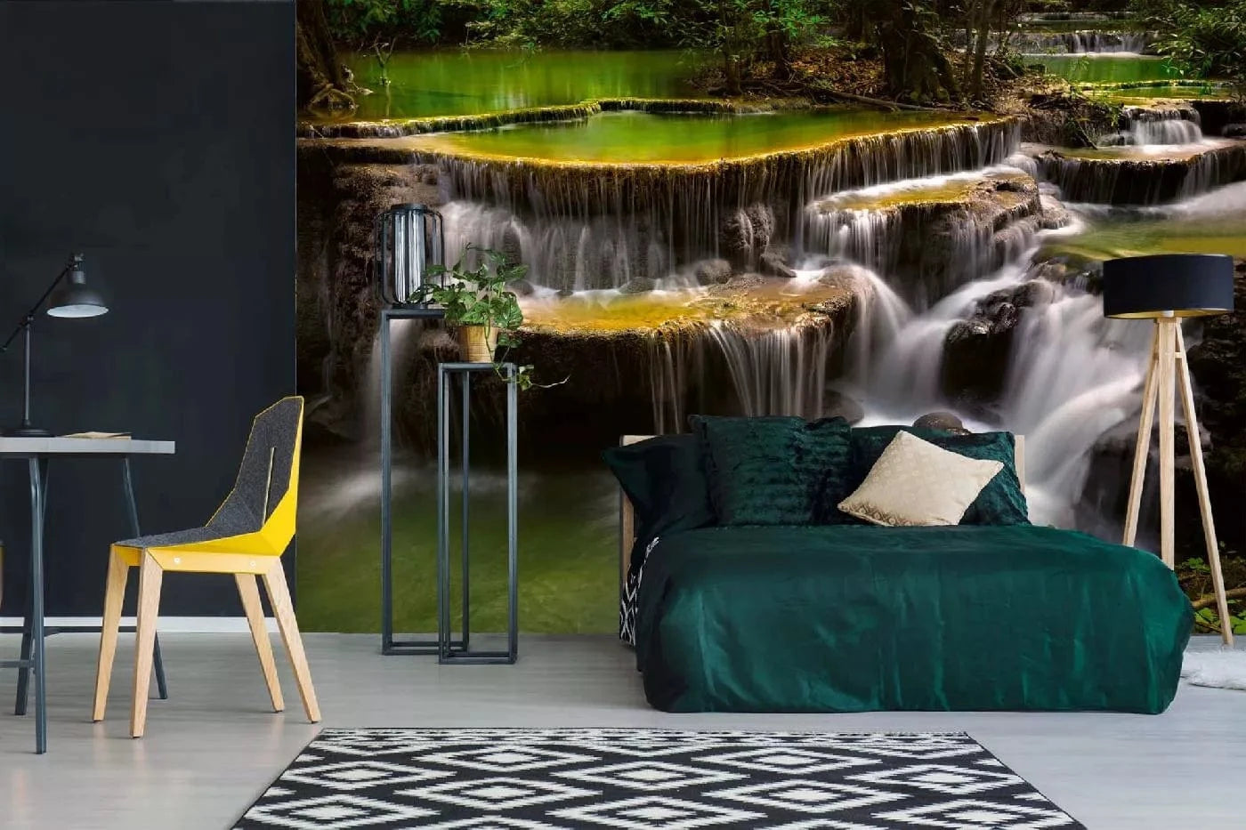 Fototapetes ar ūdenskritumu - Huai Mae Khamin ūdenskritums, 375x250 cm D-ART