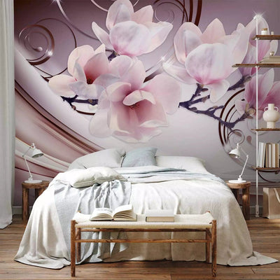 Wall Murals with magnolia pink flowers, 61915 - Buy profitable G -art