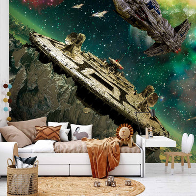 Wall Murals for the youth room - space fleet - 61131g -art