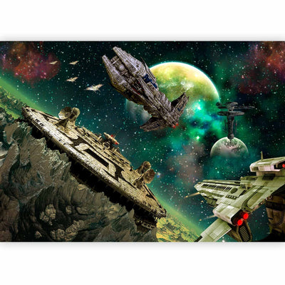 Wall Murals for the youth room - space fleet - 61131g -art