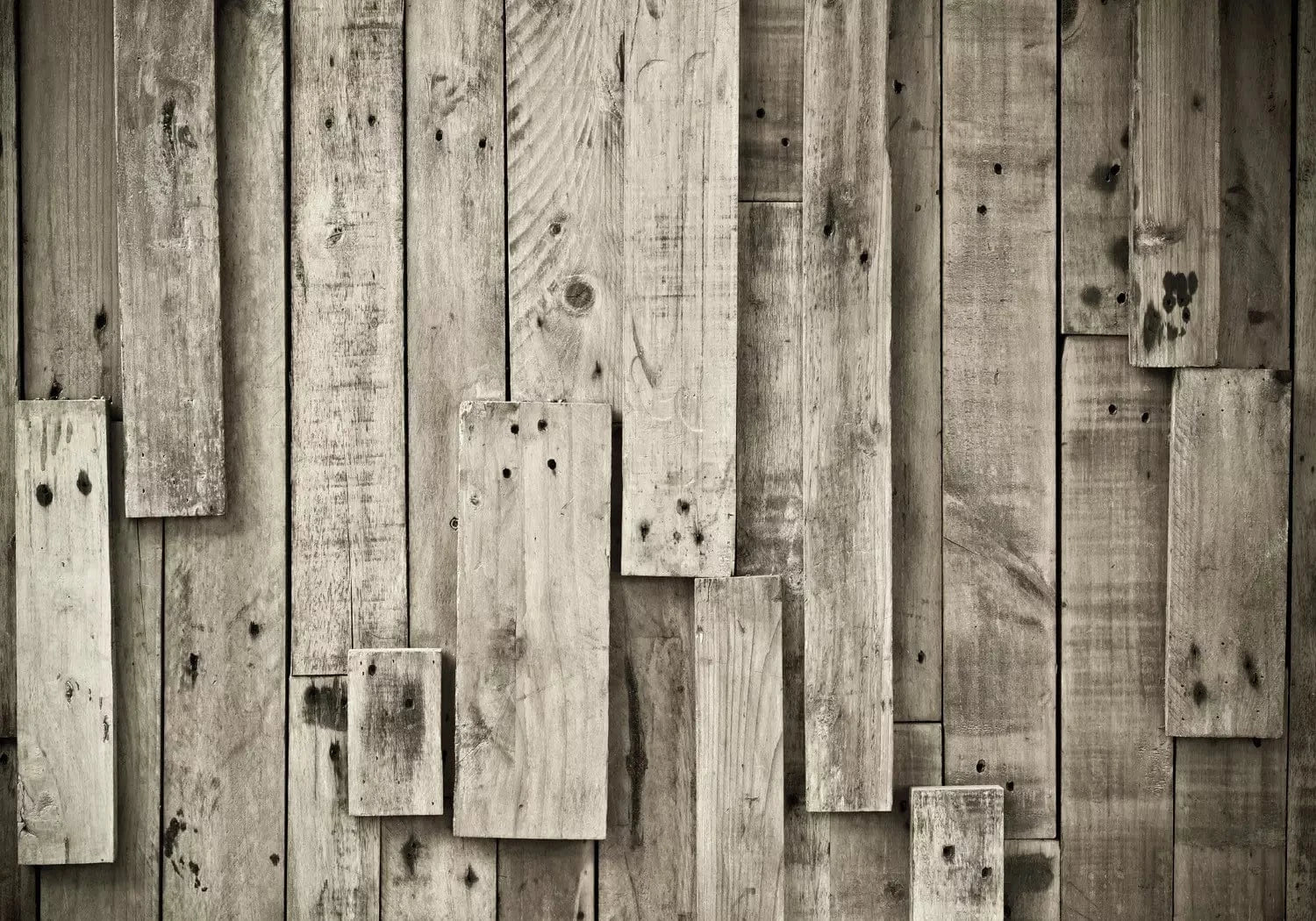 Fototapetes - koka dēļi dabīgos toņos - Koka šarms - bēšos toņos G-ART