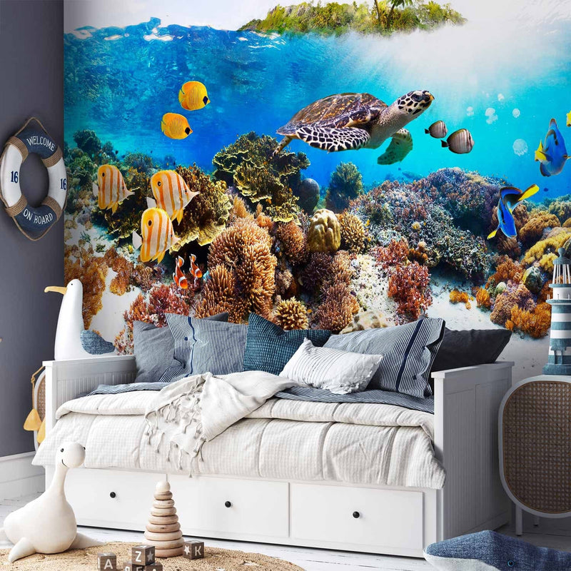 Valokuvatapetti - Koralliriutta ja vedenalainen maailma, 59998 G-Art