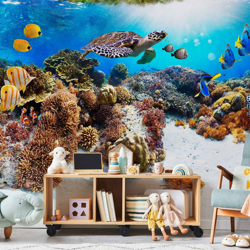Valokuvatapetti - Koralliriutta ja vedenalainen maailma, 59998 G-Art