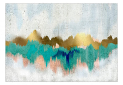 Fototapetes - Krāsaina kompozīcija, kurā attēloti viļņi, 138462 G-ART