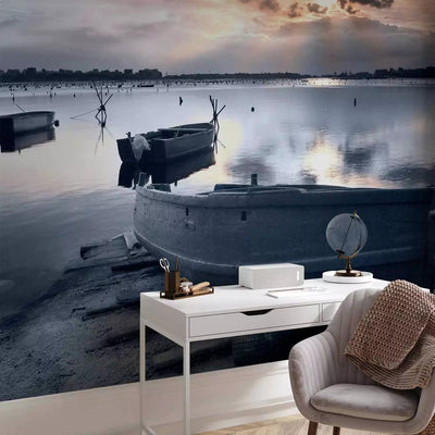 Wall Murals -Boats in the small harbor, 60254 - various sizes G-ART