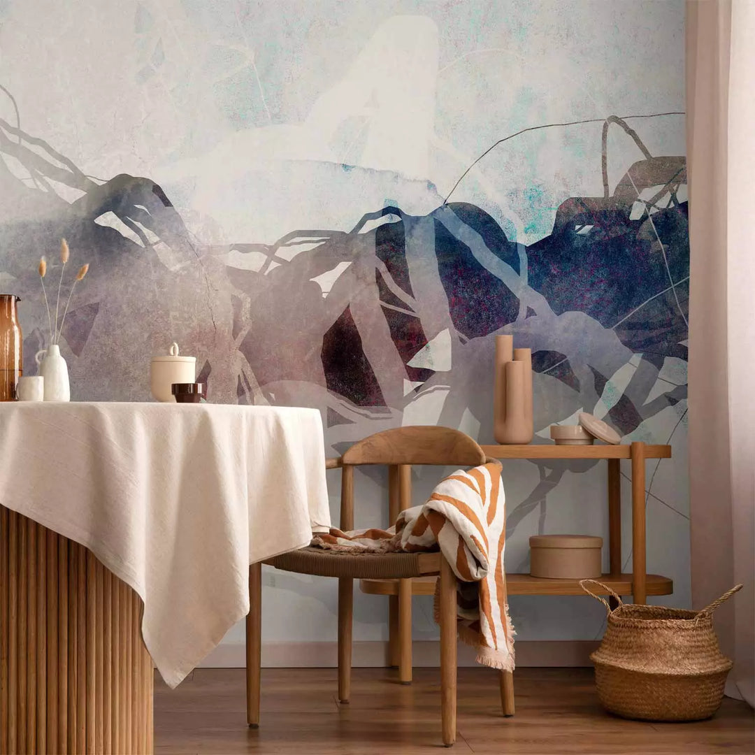 Fototapetes - Līnijas un figūras uz gaiša fona - 148834 G-ART