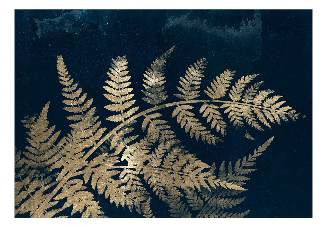 Fototapetes - Maģiskā nakts melnā uz zeltā krāsā, 146372 G-ART