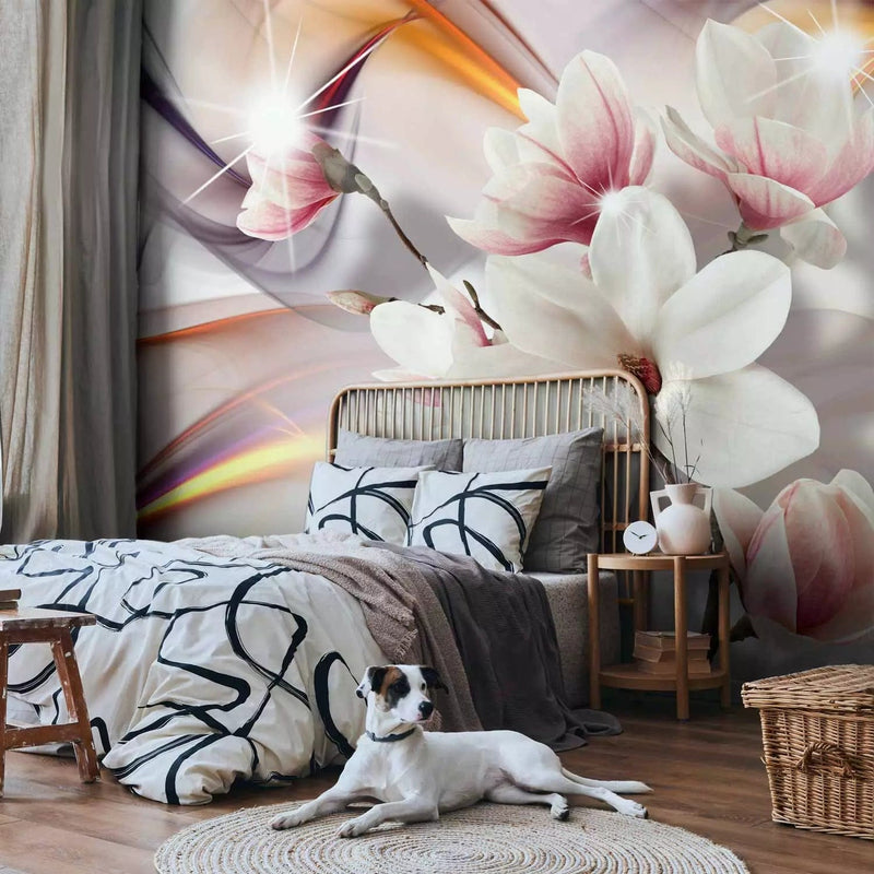 Wall Murals with magnolia flowers, 62464 - multicolored G -art