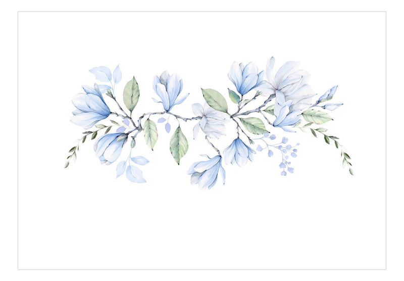 Fototapetes - Magnolijas ziedēšana, zilos toņos, 143172 G-ART
