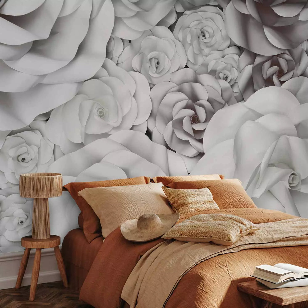 Fototapetes - Melnbalts rožu pušķis | stilizets dizains G-ART