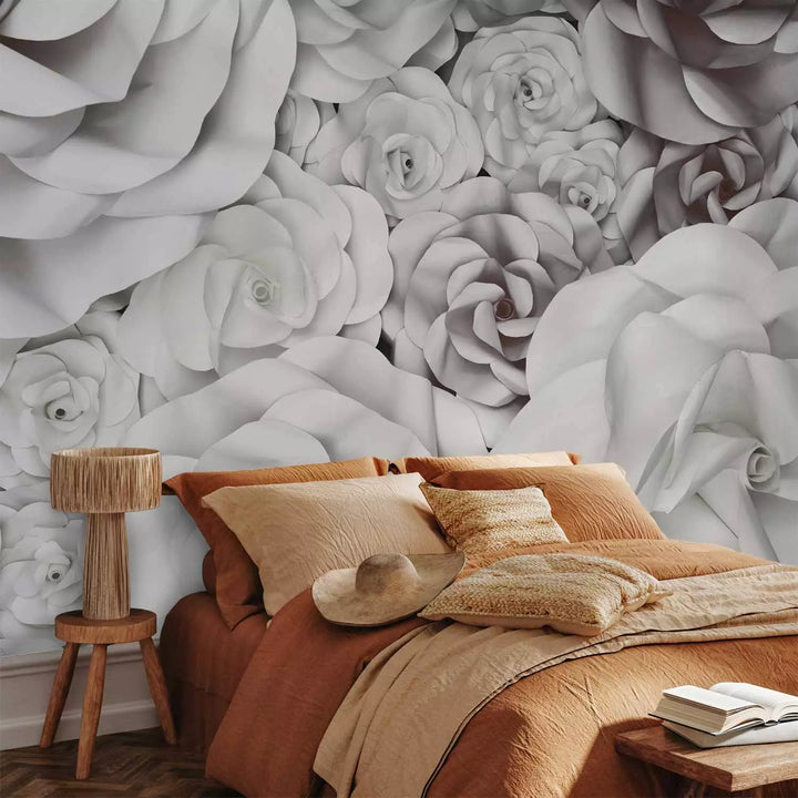 Fototapetes - Melnbalts rožu pušķis | stilizets dizains G-ART